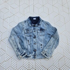 Youth Distressed denim trucker jacket F&F Kids